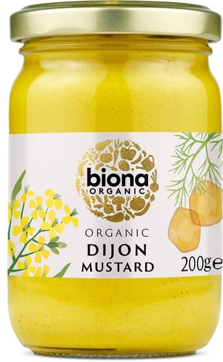 Luomu Dijon sinappi 200 g Sopii erinomaisesti ruuanlaittoon, dippeihin seka poytasinapiksi.