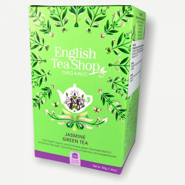 Luomu vihrea tee - jasmiini 20 pss English Tea Shop