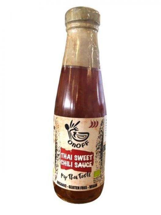Luomu Thai sweet chili sauce, gluteeniton 200ml Makea chilikastike.